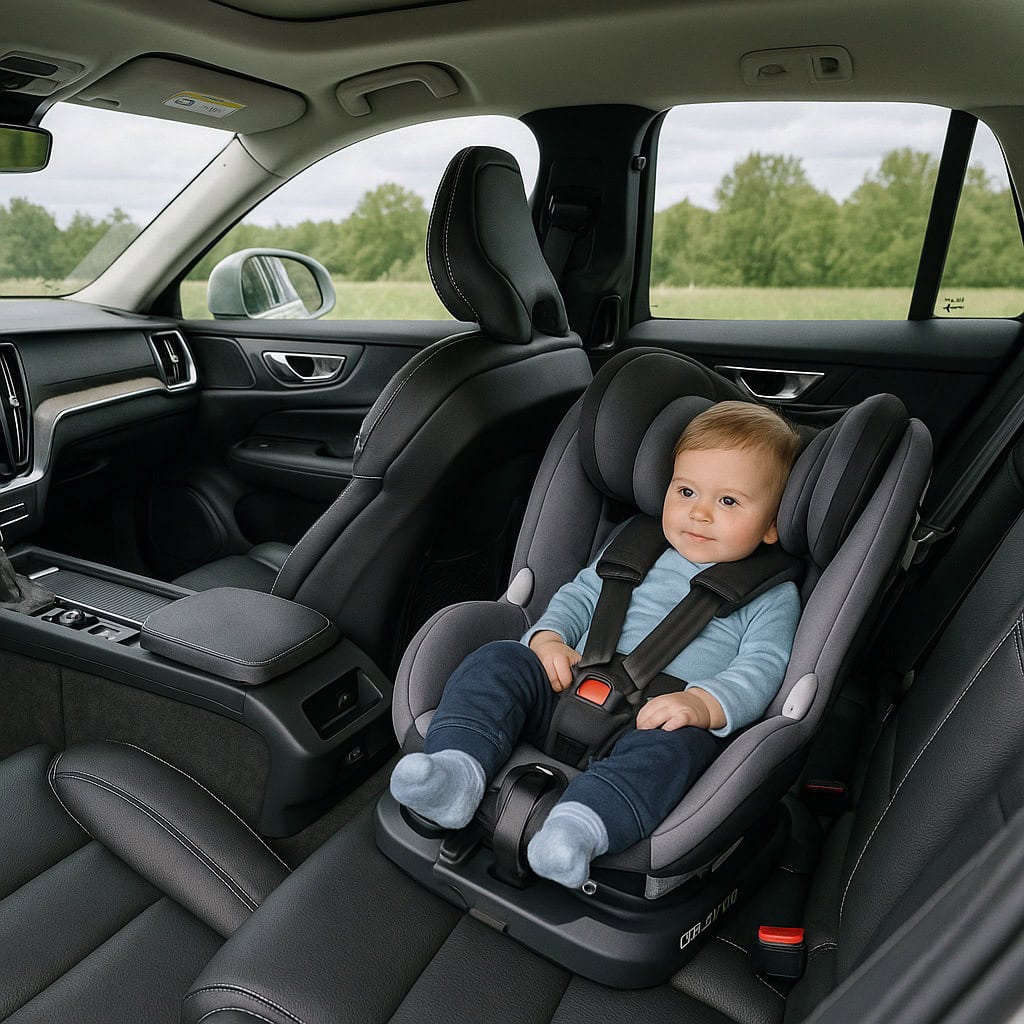 Beitragsbild: Kindersitze für Volvo 2025 Kindersitz im Volvo V90 – ISOFIX-Einbau, i-Size 2025, Sicherheitsvergleich