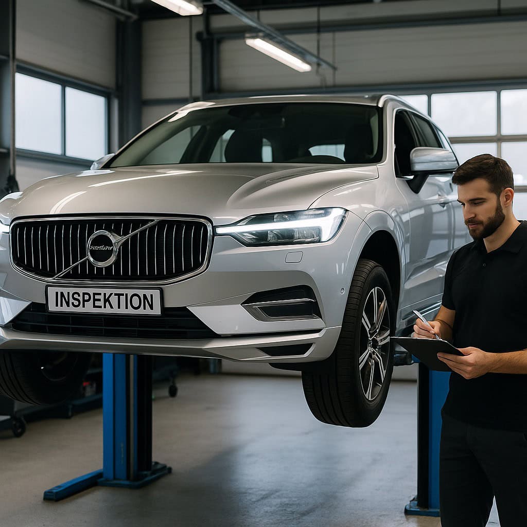 Beitragsbild: Volvo-Inspektionskosten 2025/2026 Volvo XC60 in der Werkstatt – Inspektionsservice 2025, Kosten & Intervalle im Fokus